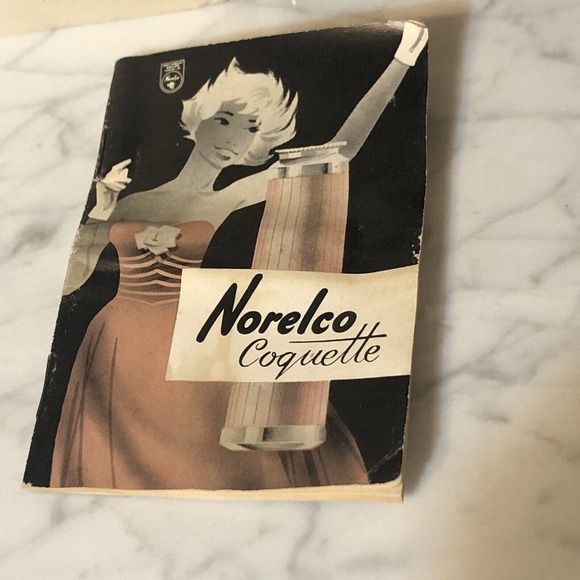Vintage 1950s Norelco Coquette Pink Electric Shaver Hair Remover Original Box - Picture 11 of 12